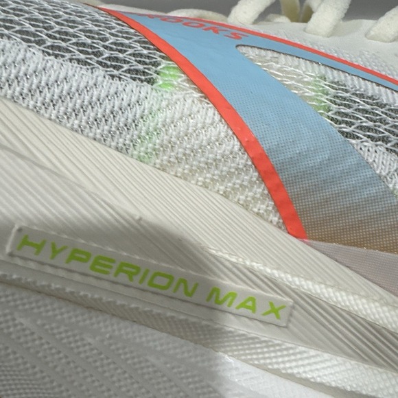 Brooks Hyperion Max 3 White Multicolor Men\'s Sz 10 Running Train Gym main image 11